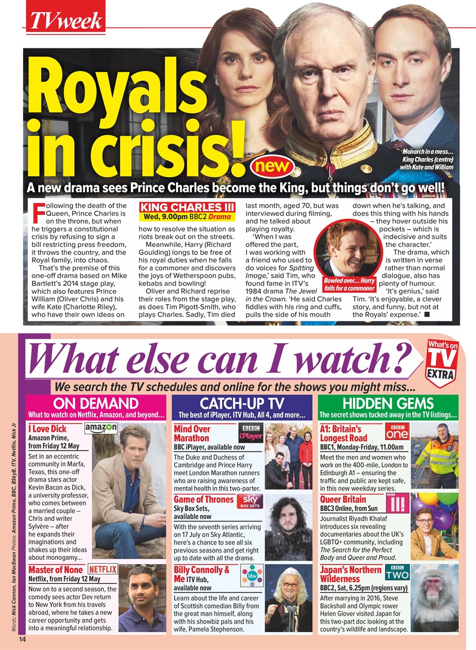 What's on TV Preview Pages