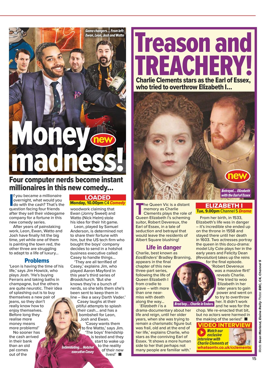 What's on TV Preview Pages