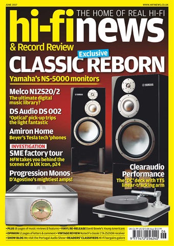 Hi-Fi News issue June 2017