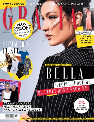 Grazia issue 8th May 2017