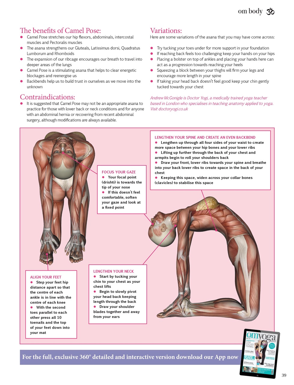 OM Yoga Magazine Preview Pages