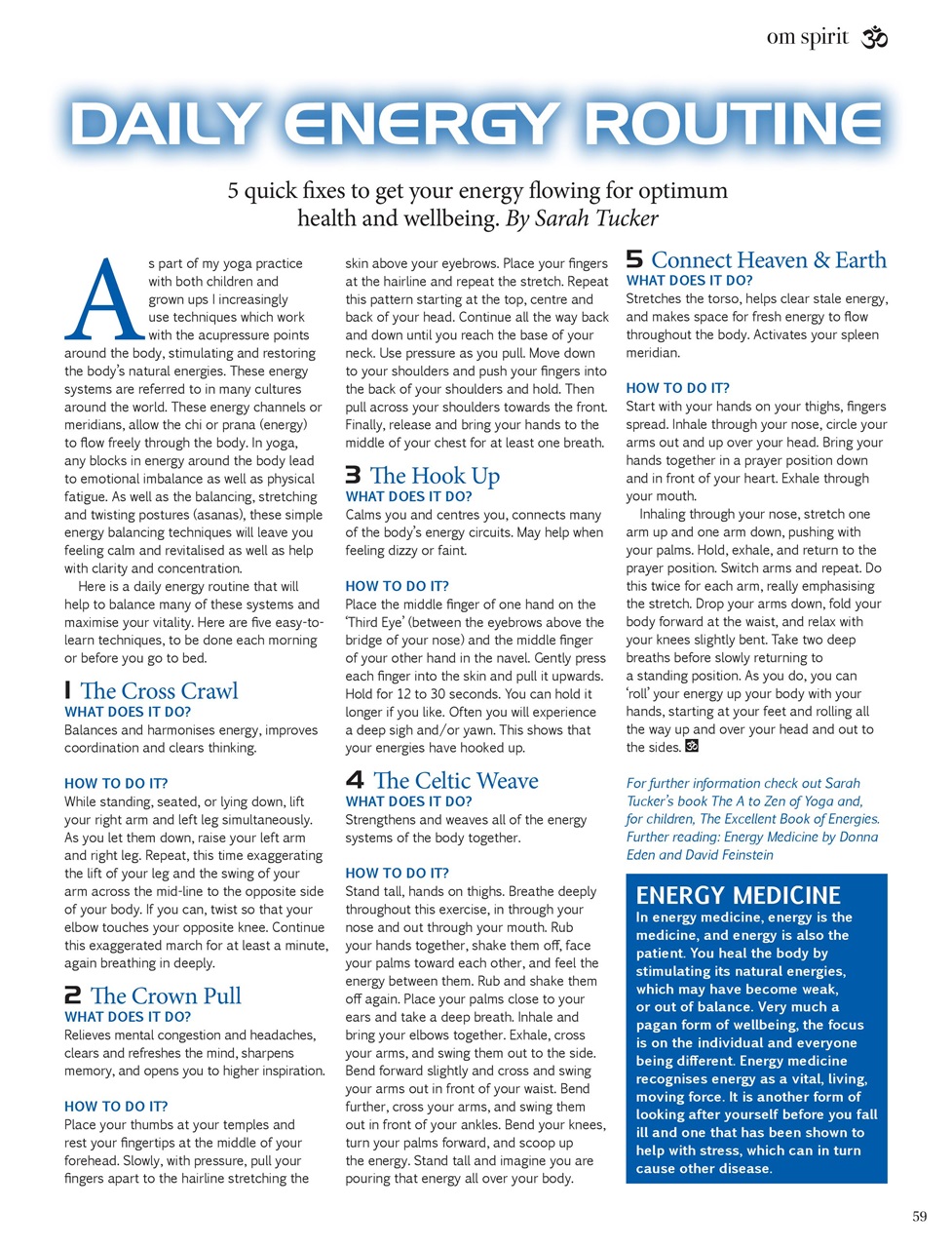 OM Yoga Magazine Preview Pages