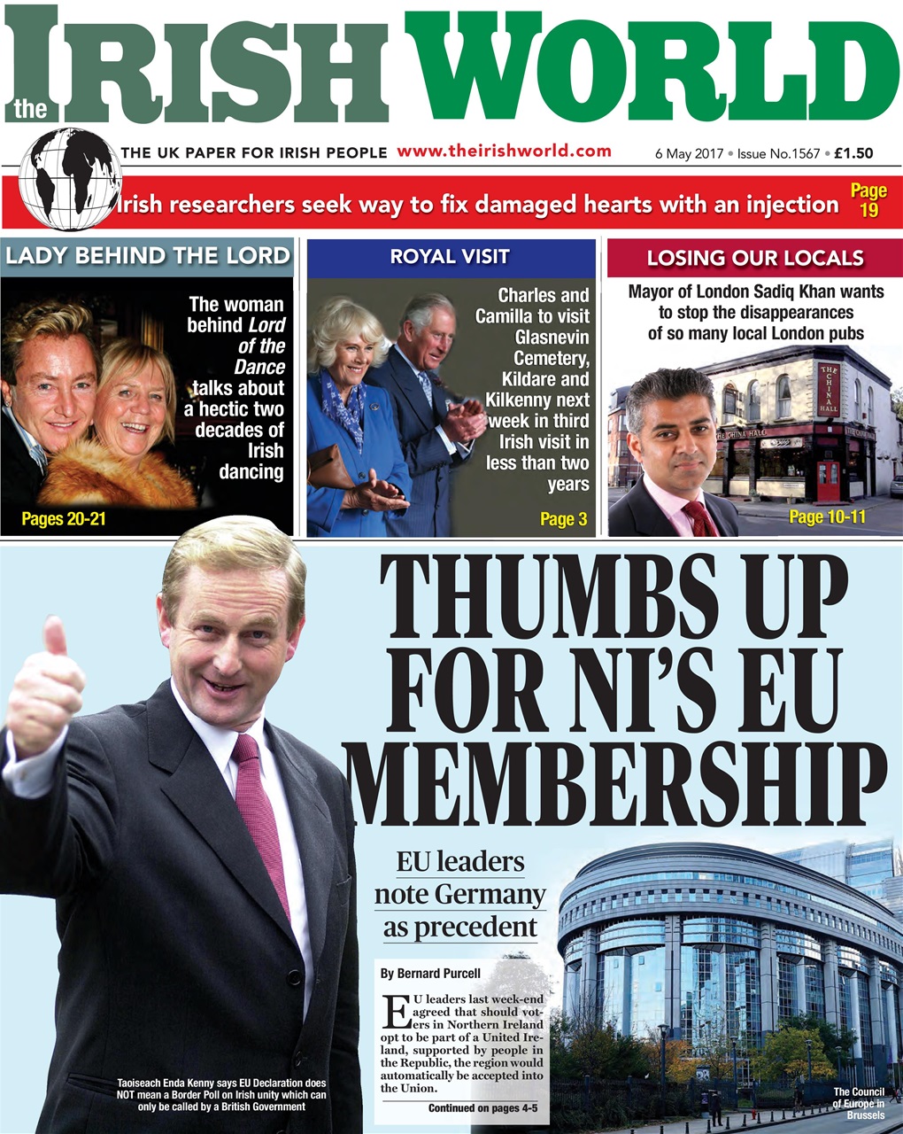 Irish World Preview Pages