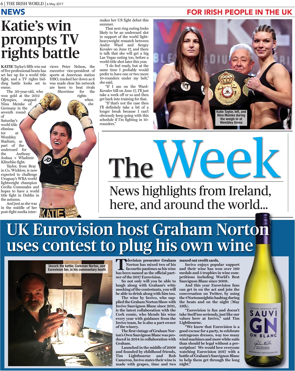 Irish World Preview Pages