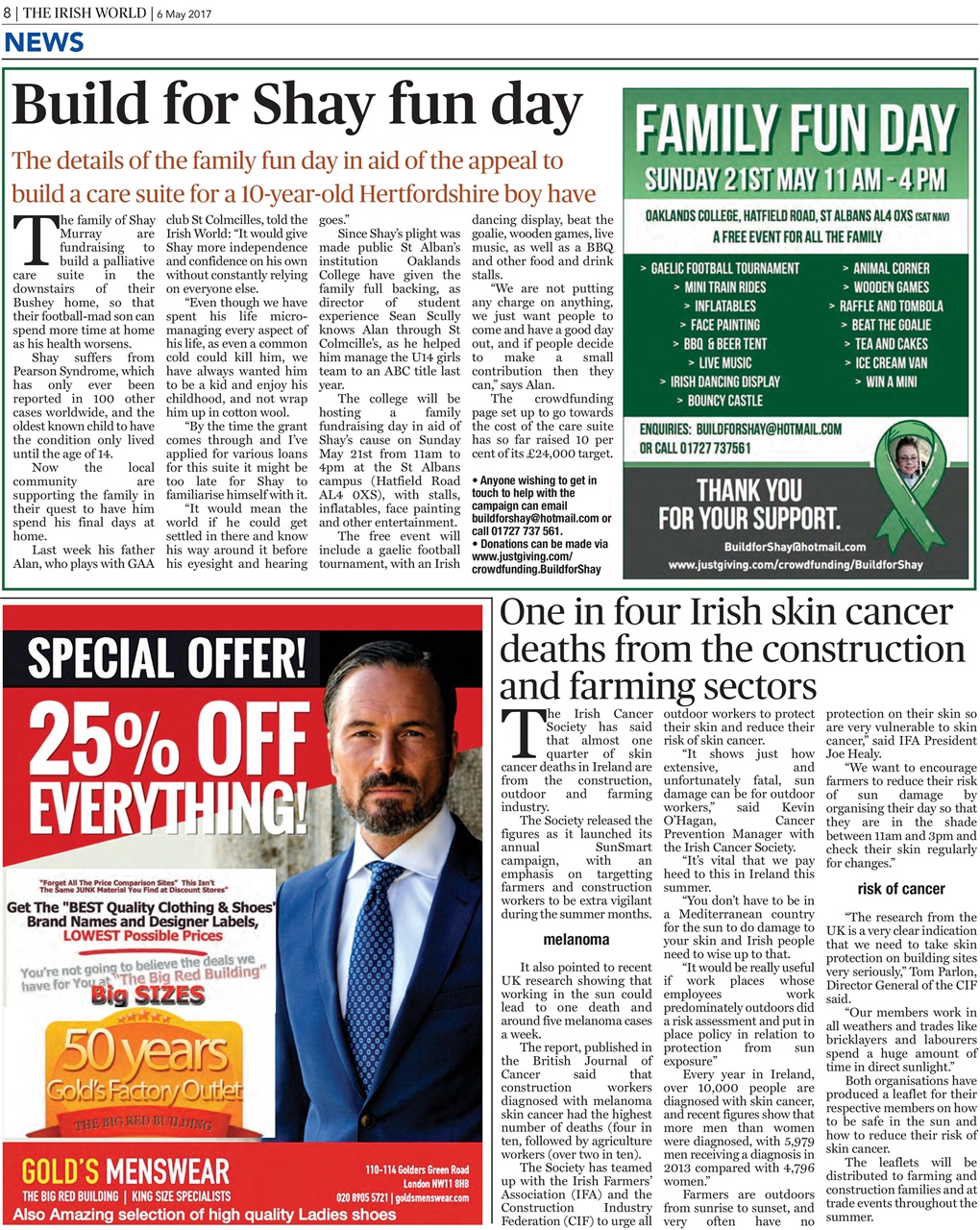 Irish World Preview Pages