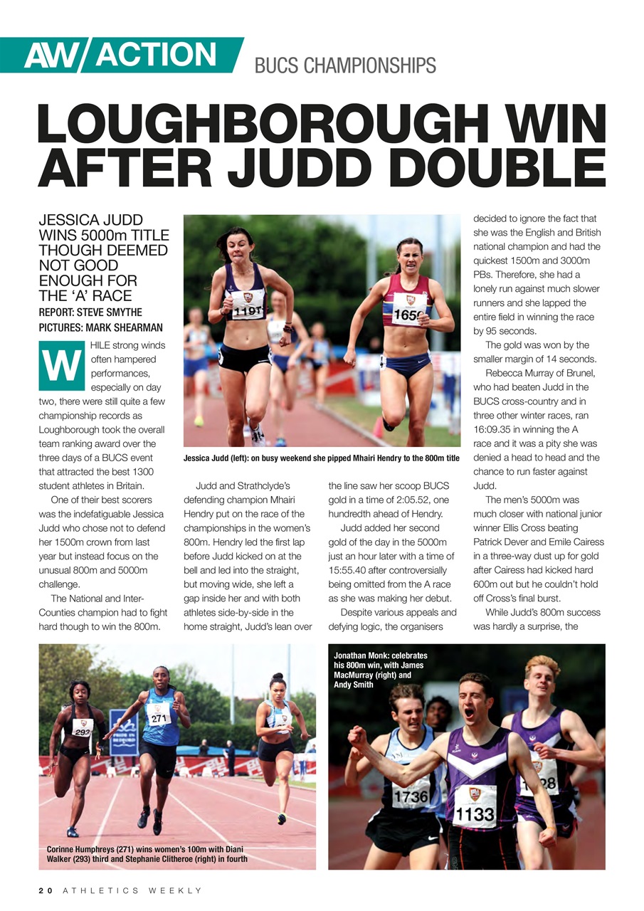 AW – Athletics Weekly Magazine Preview Pages
