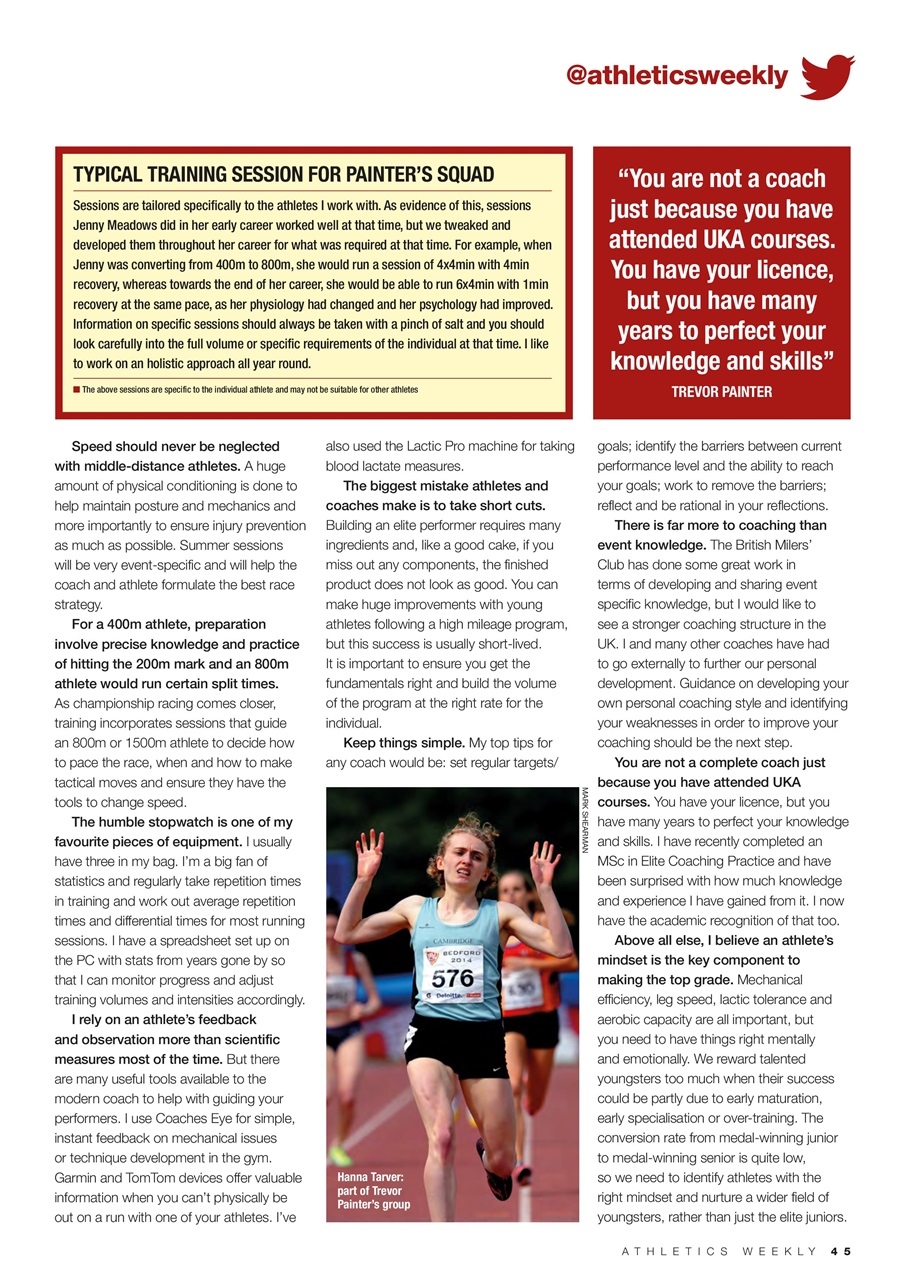 AW – Athletics Weekly Magazine Preview Pages