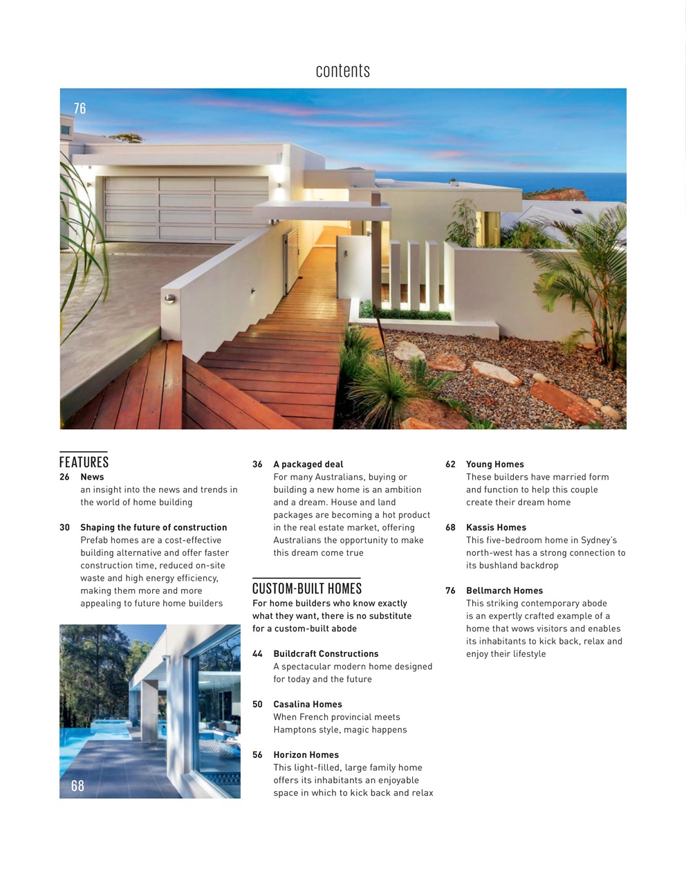 Build Home Preview Pages