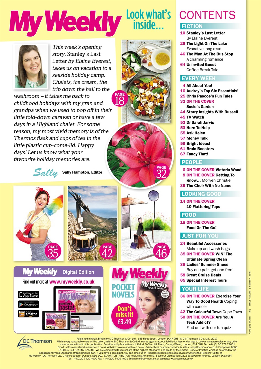 My Weekly Preview Pages