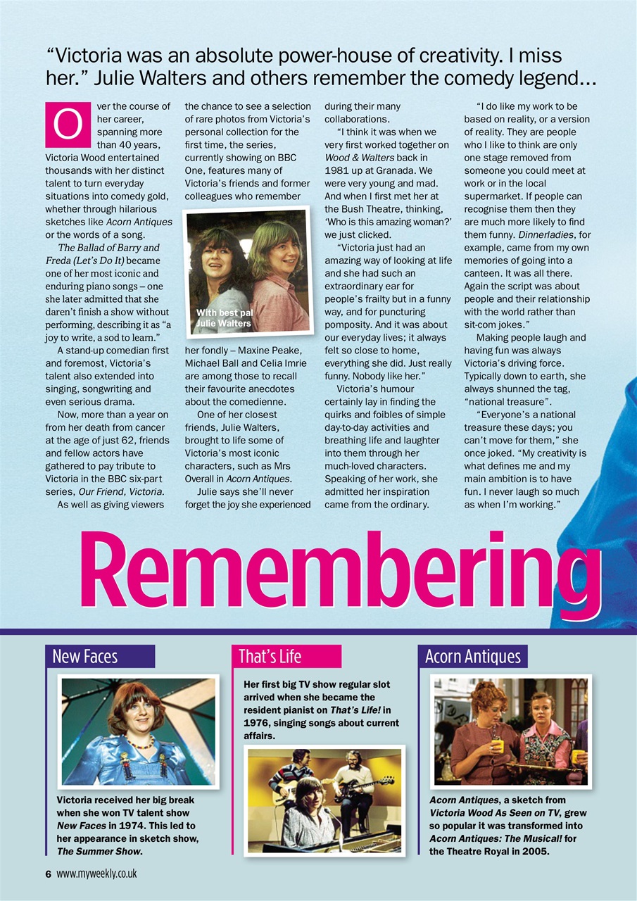 My Weekly Preview Pages