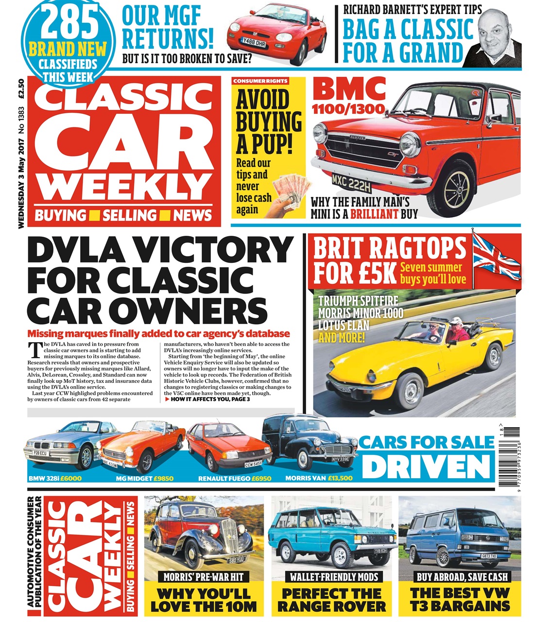 Classic Car Weekly Preview Pages
