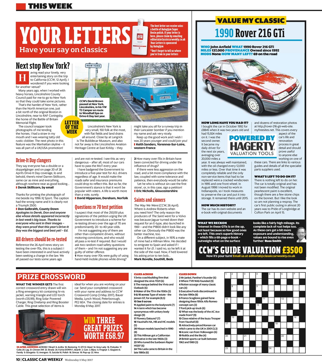 Classic Car Weekly Preview Pages