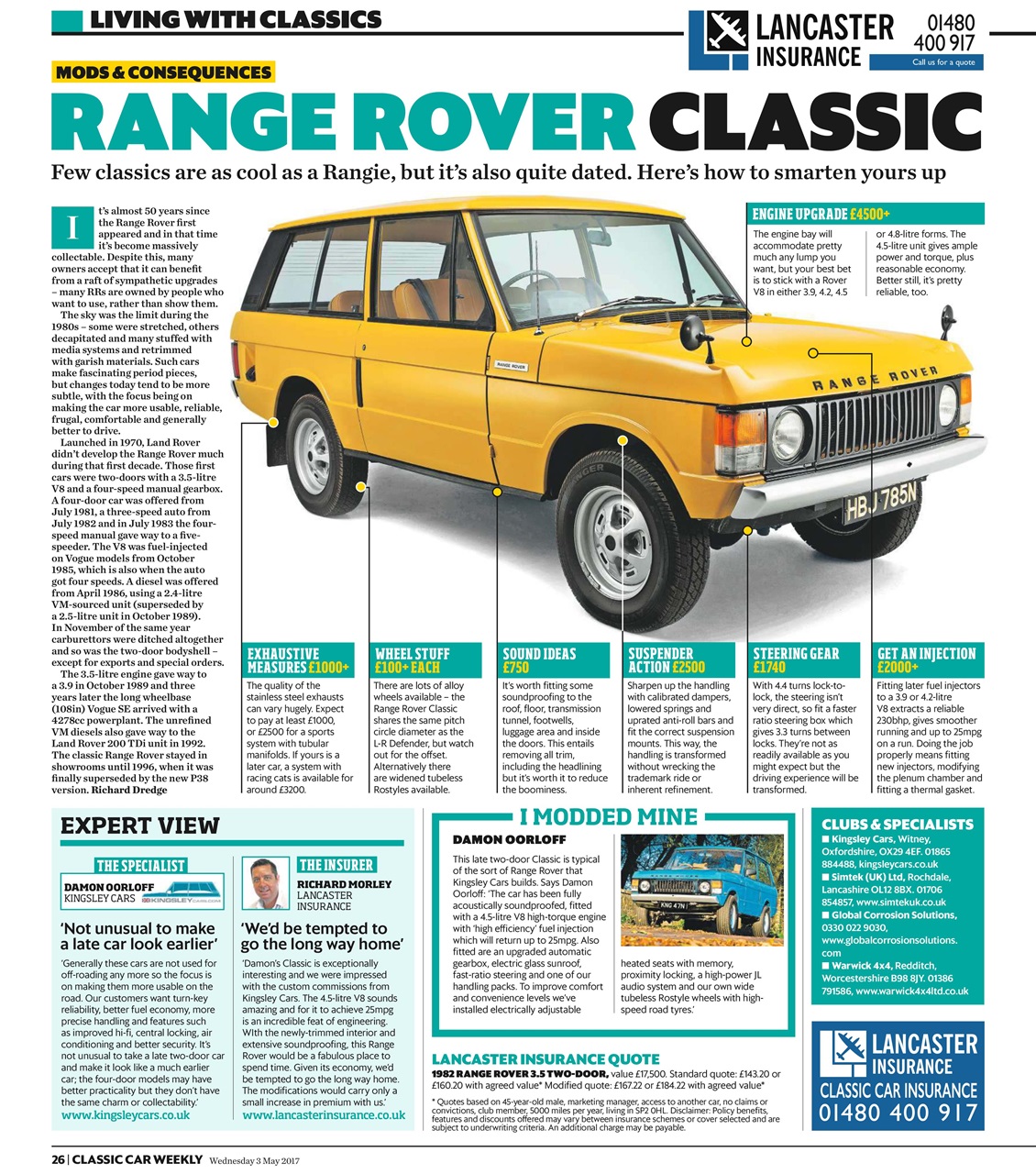 Classic Car Weekly Preview Pages