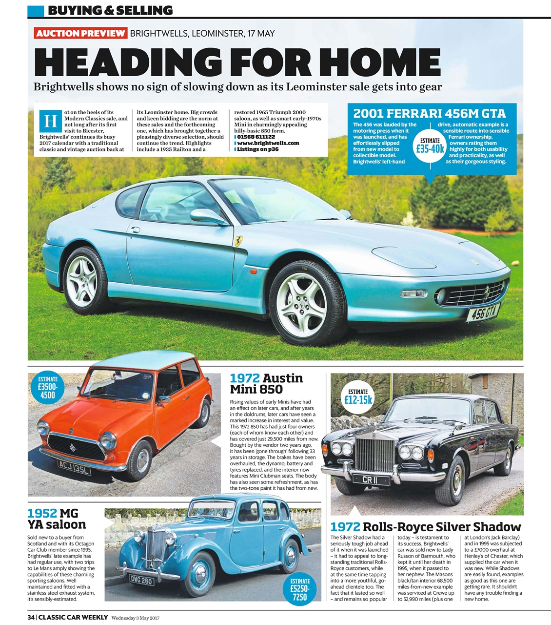 Classic Car Weekly Preview Pages
