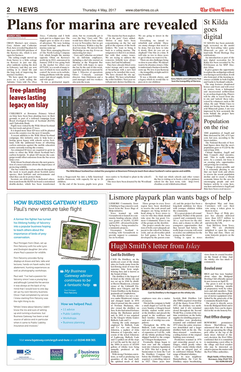 The Oban Times & Lochaber Times Preview Pages