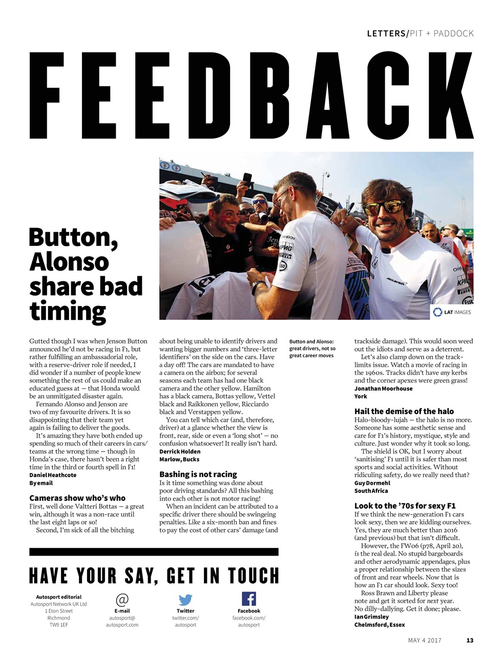 Autosport Preview Pages