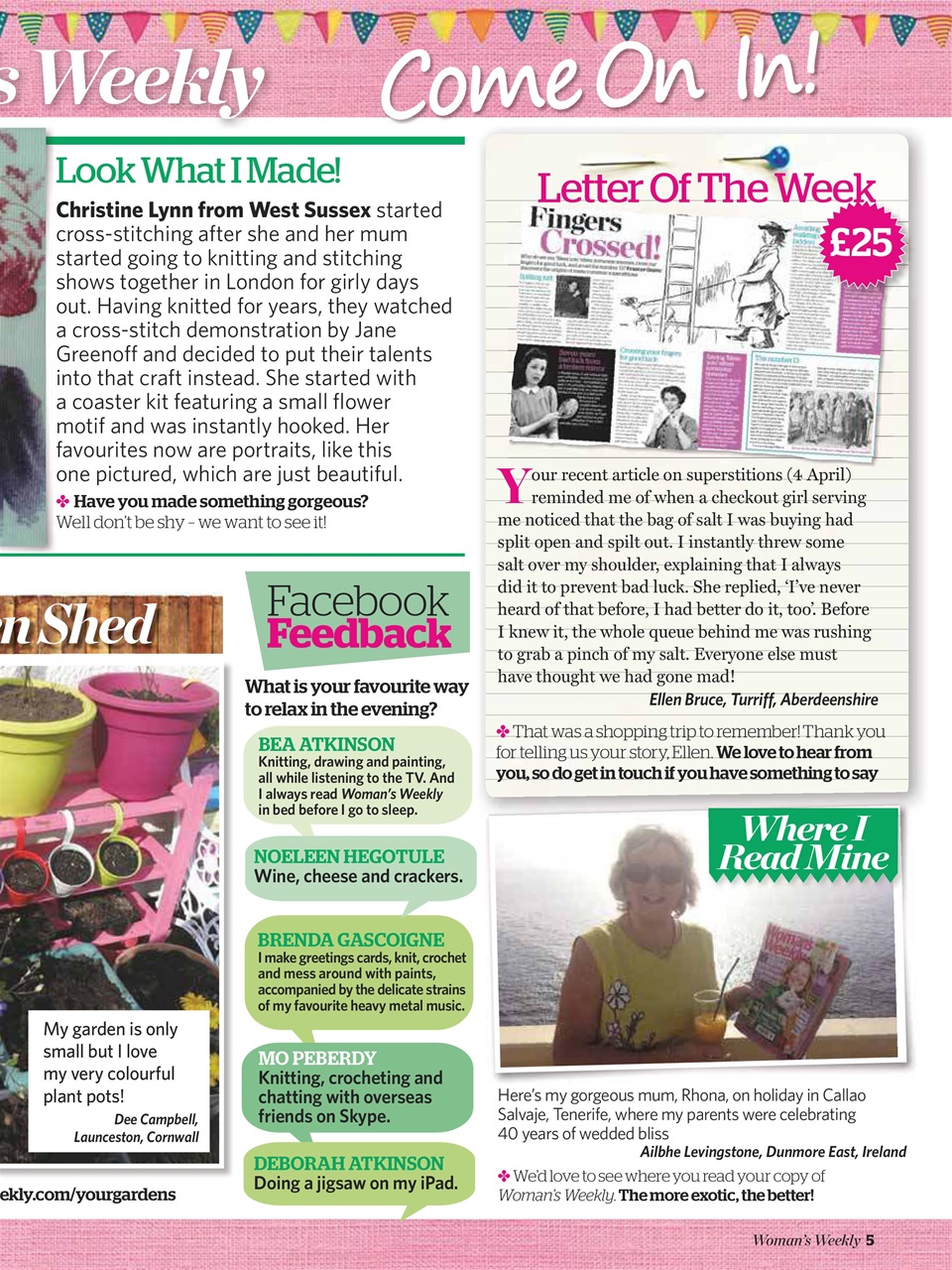 Woman's Weekly Preview Pages