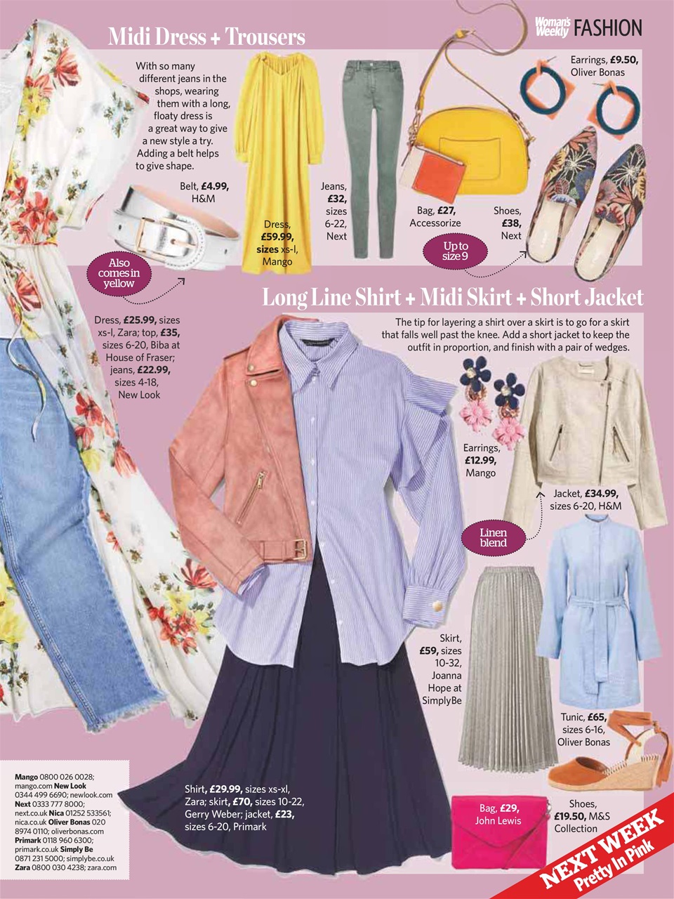 Woman's Weekly Preview Pages