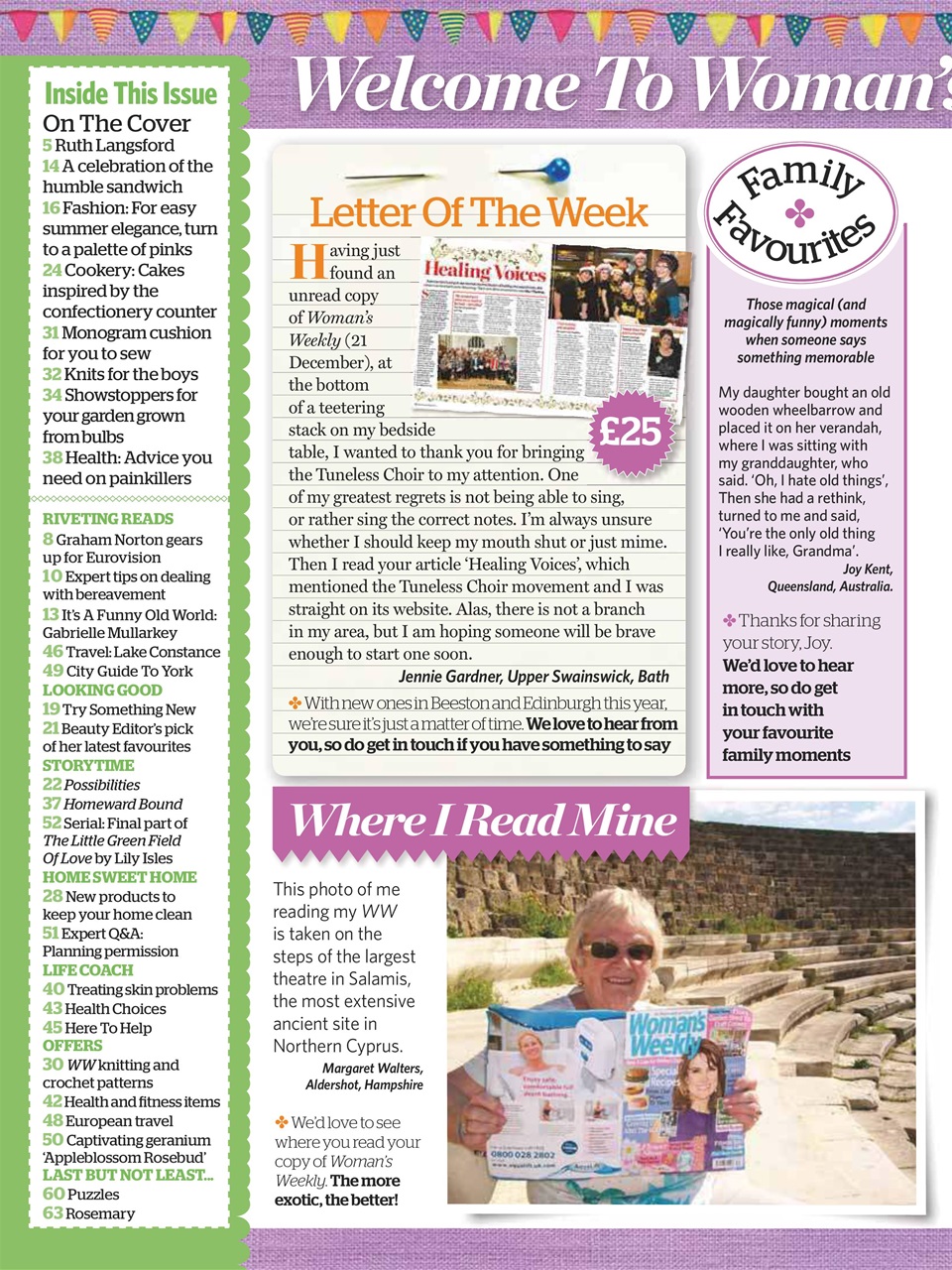 Woman's Weekly Preview Pages