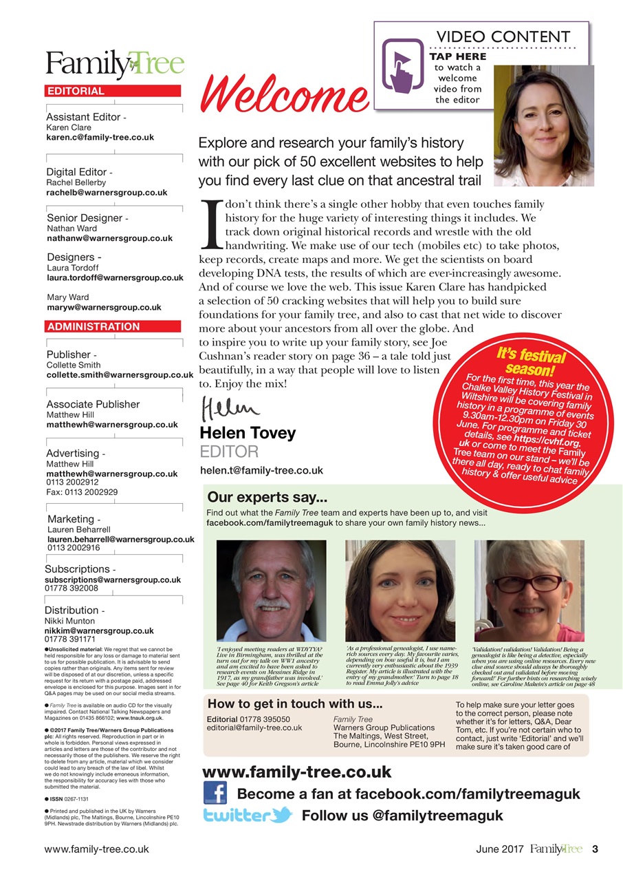 Family Tree Preview Pages