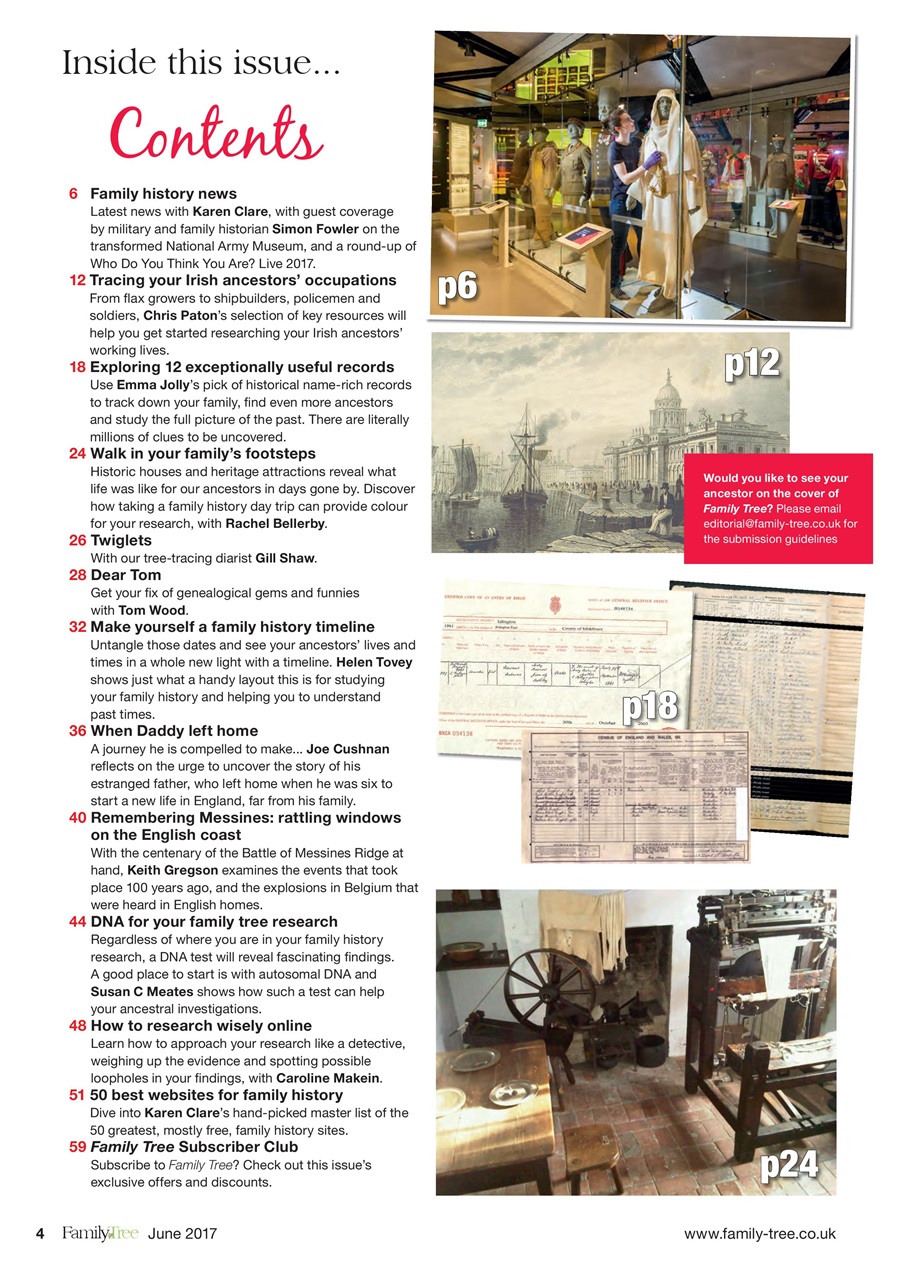 Family Tree Preview Pages