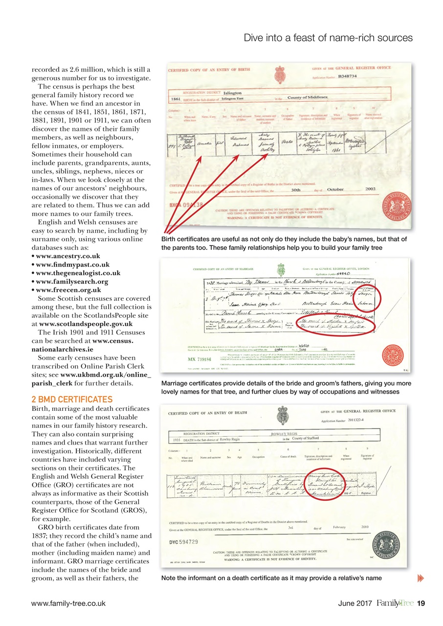 Family Tree Preview Pages