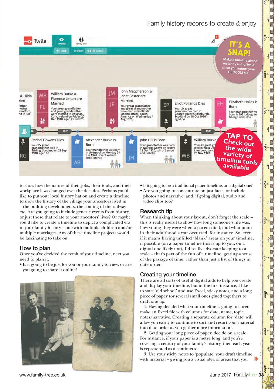 Family Tree Preview Pages