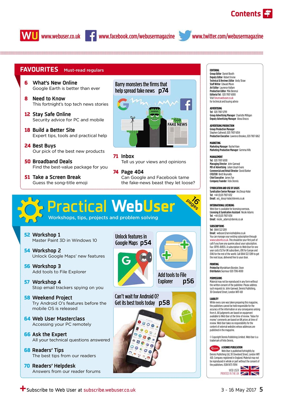 Webuser Preview Pages