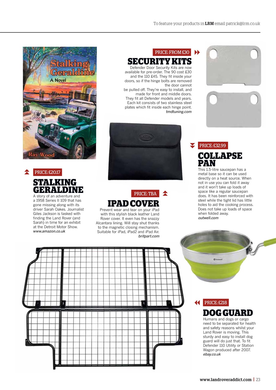 Land Rover Monthly Preview Pages