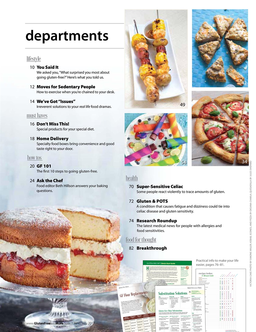 Gluten Free & More Preview Pages