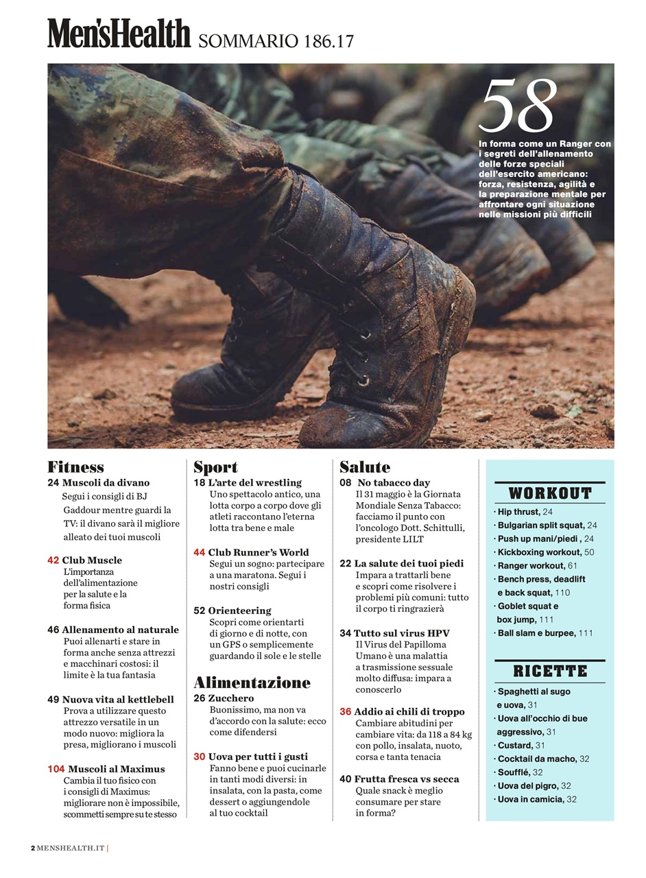 Men's Health Italia Preview Pages