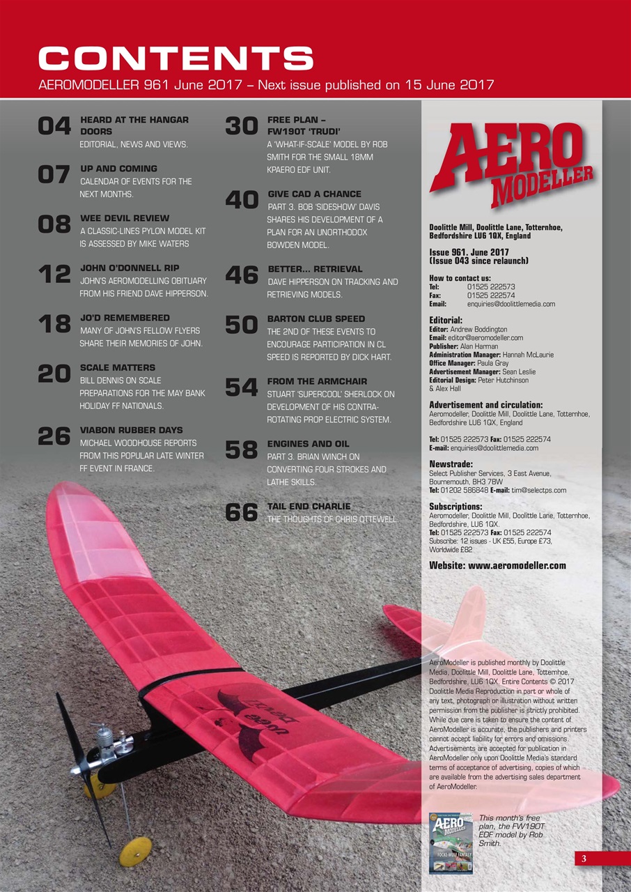 AeroModeller Preview Pages