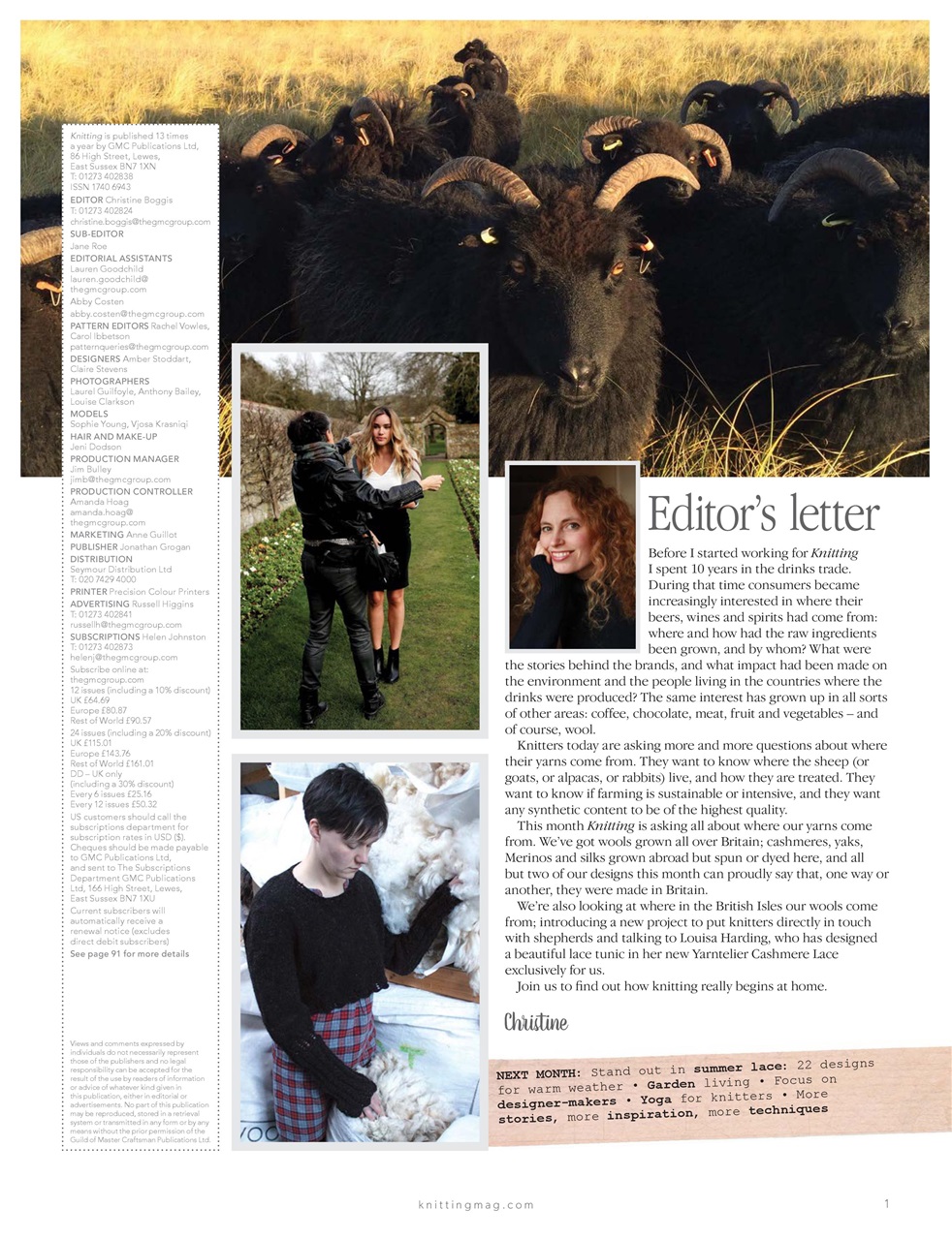 Knitting Preview Pages