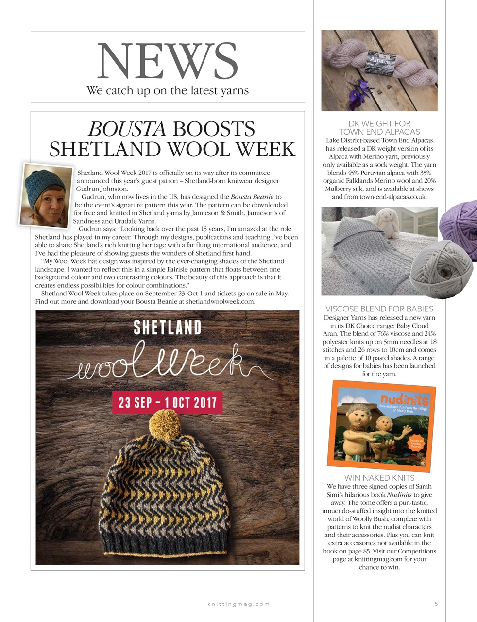 Knitting Preview Pages