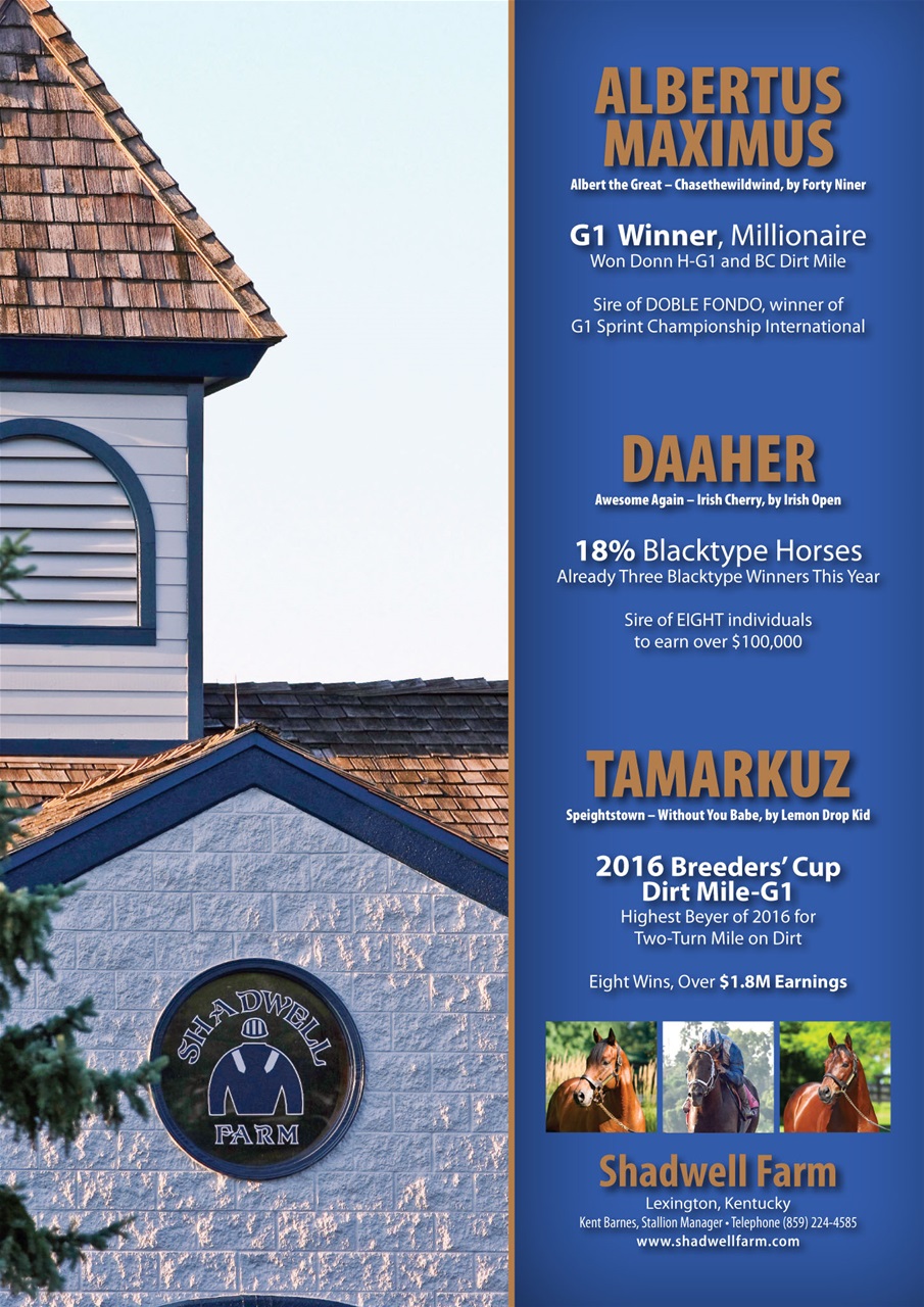 North American Trainer Magazine - horse racing Preview Pages