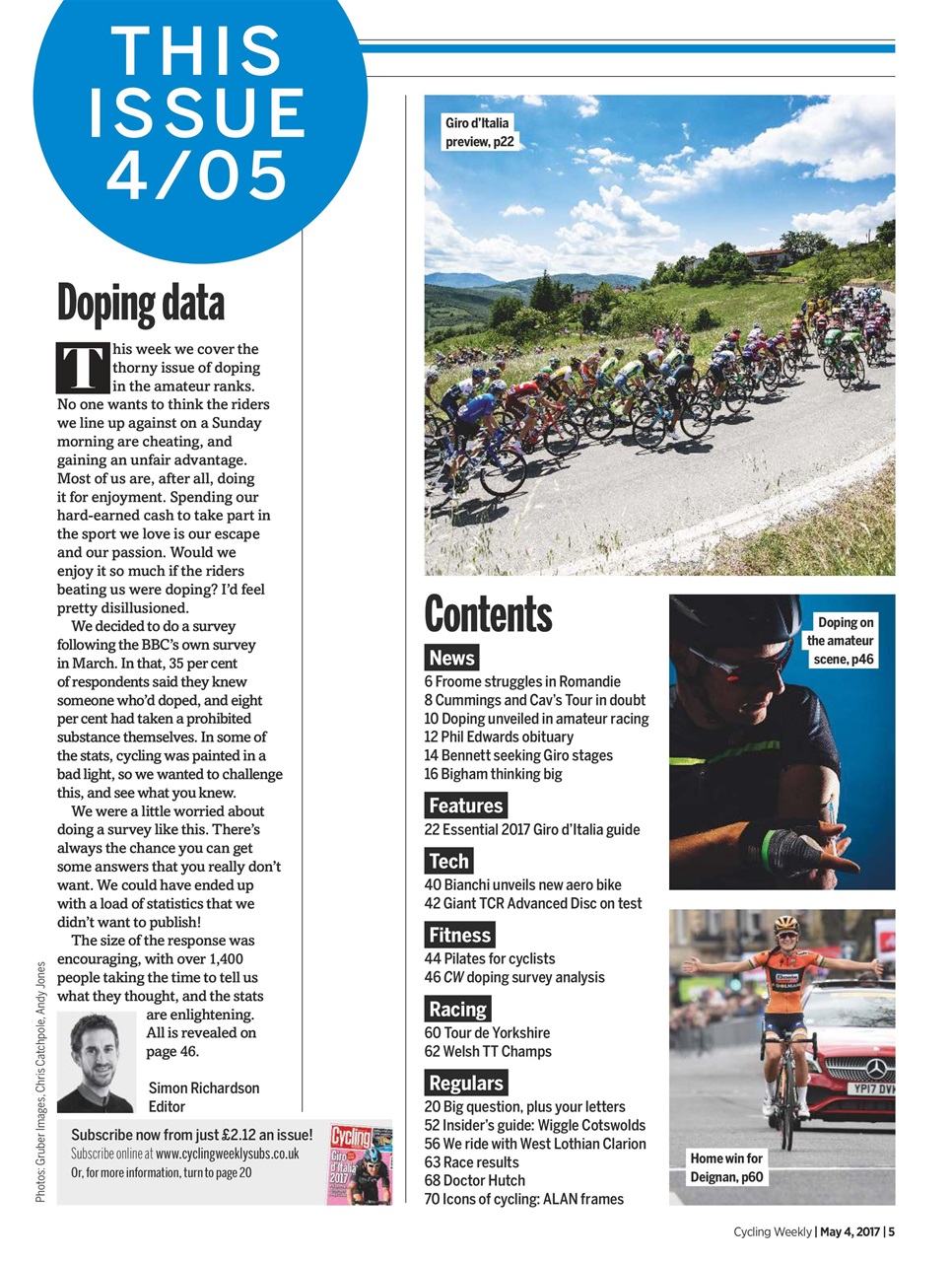 Cycling Weekly Preview Pages