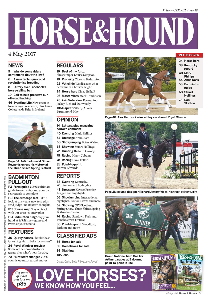 Horse & Hound Preview Pages