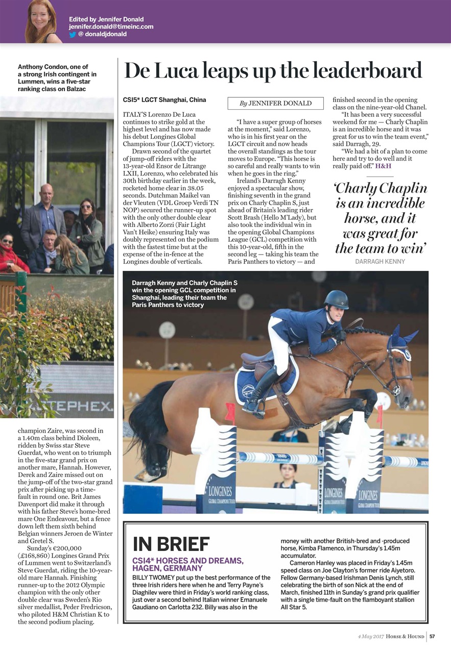 Horse & Hound Preview Pages