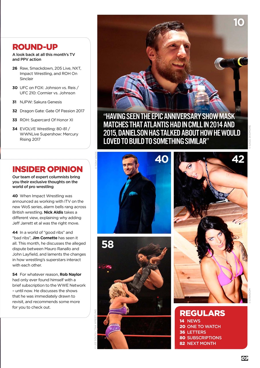 Wrestletalk Magazine Preview Pages