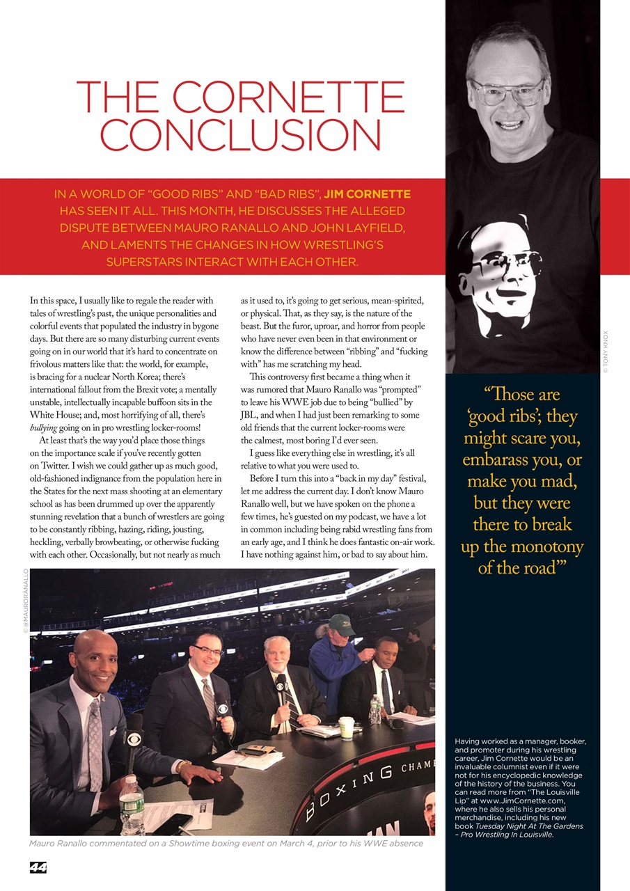 Wrestletalk Magazine Preview Pages