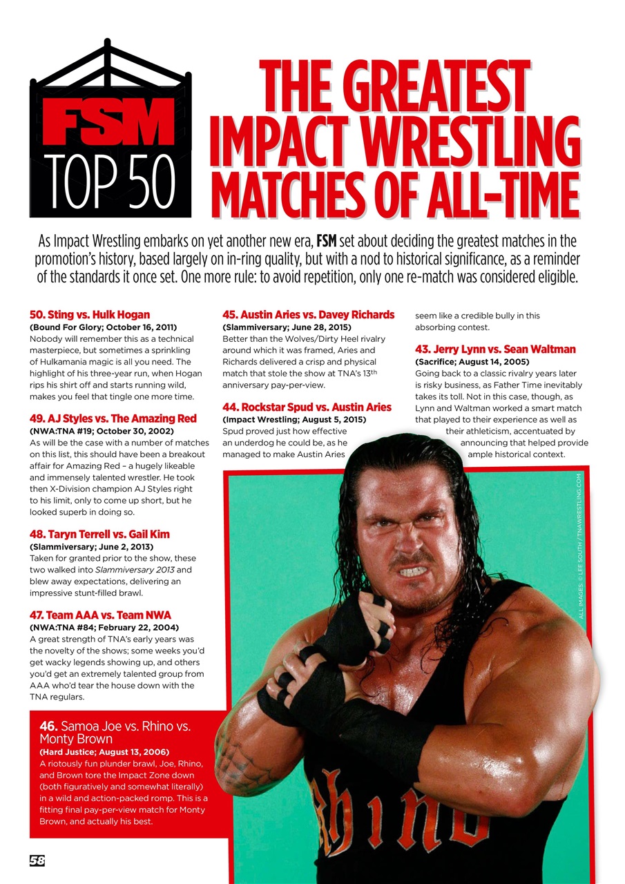Wrestletalk Magazine Preview Pages