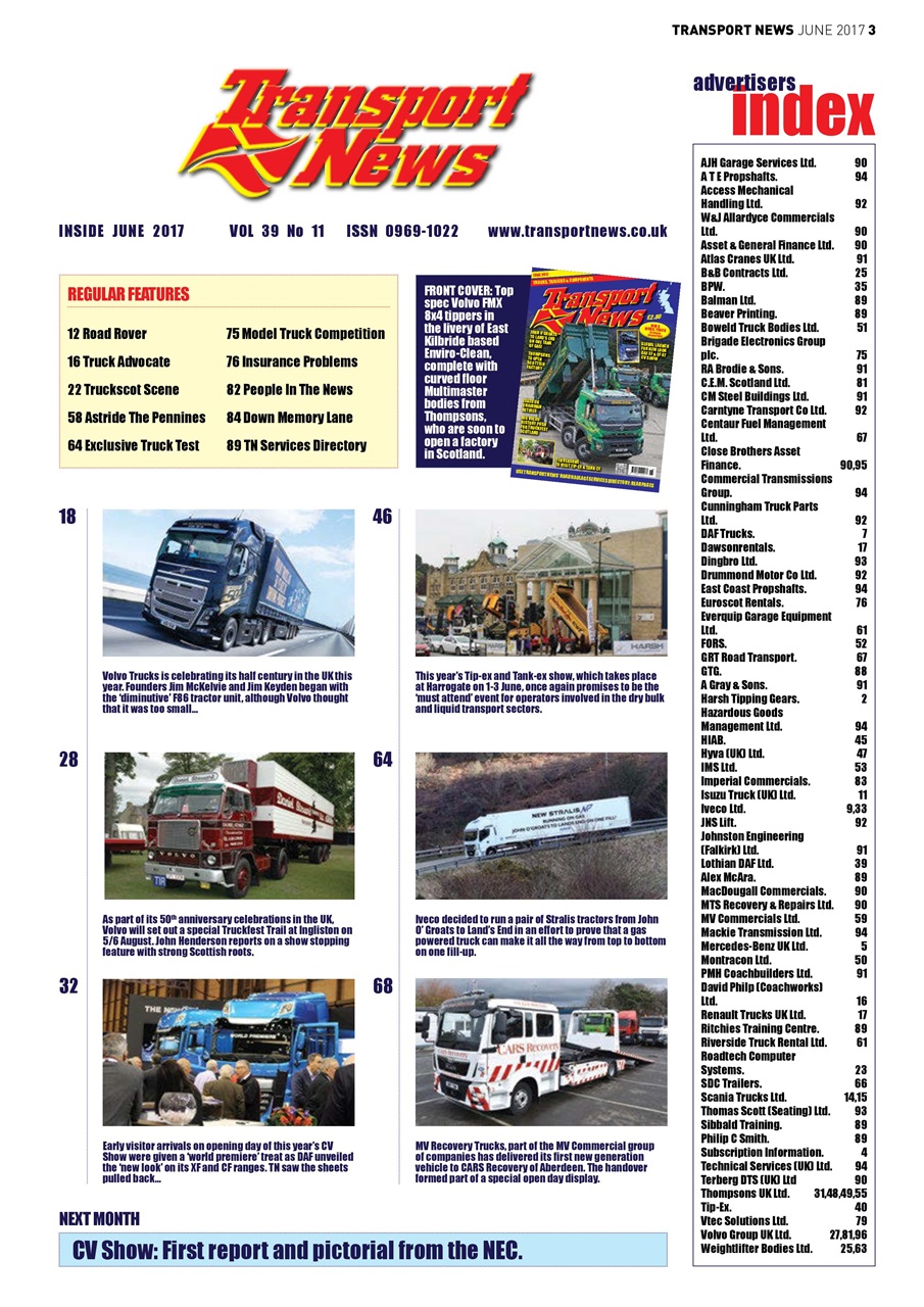 Transport News Preview Pages