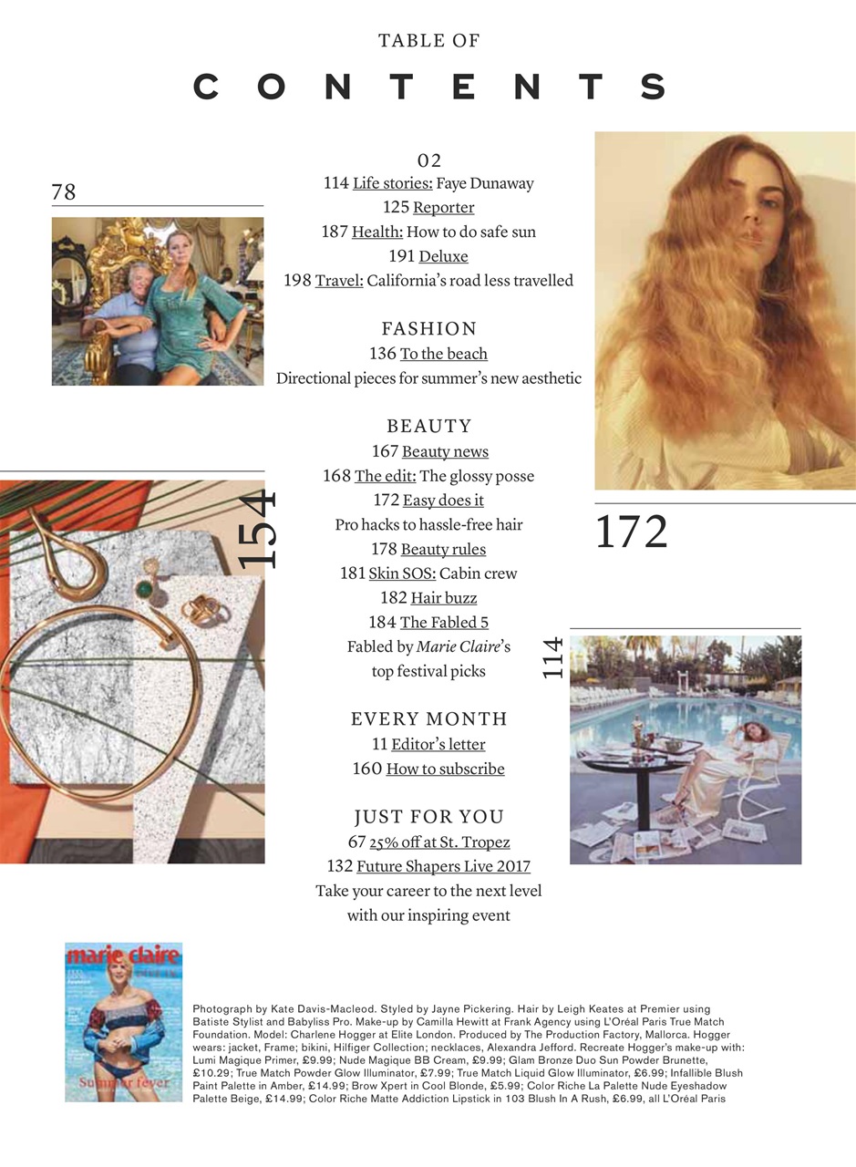 Marie Claire Preview Pages