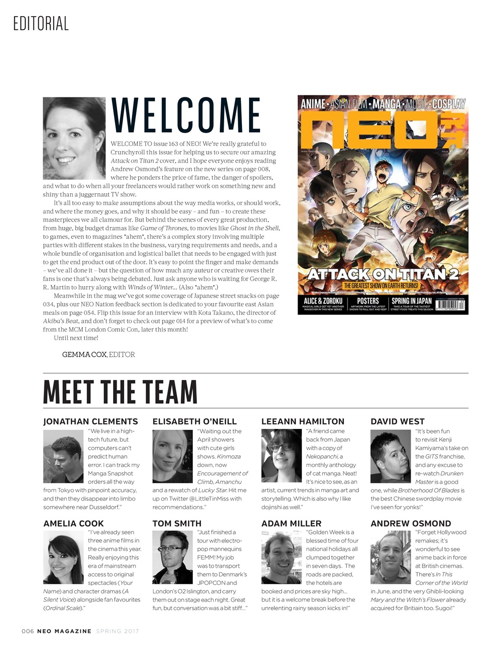 NEO Magazine Preview Pages