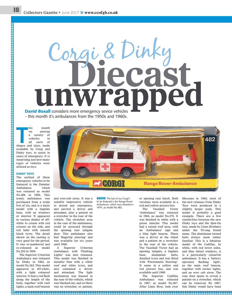 Collectors Gazette Preview Pages