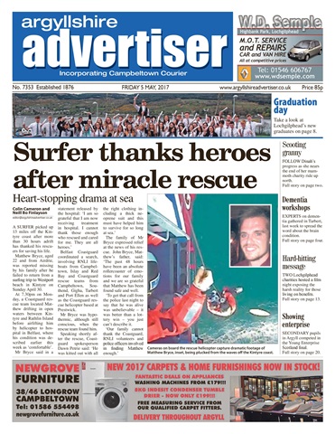 Argyllshire Advertiser issue 5th May 2017