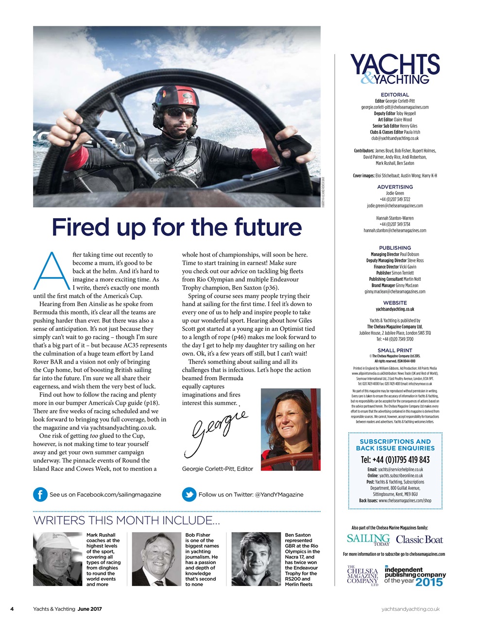 Yachts & Yachting Preview Pages