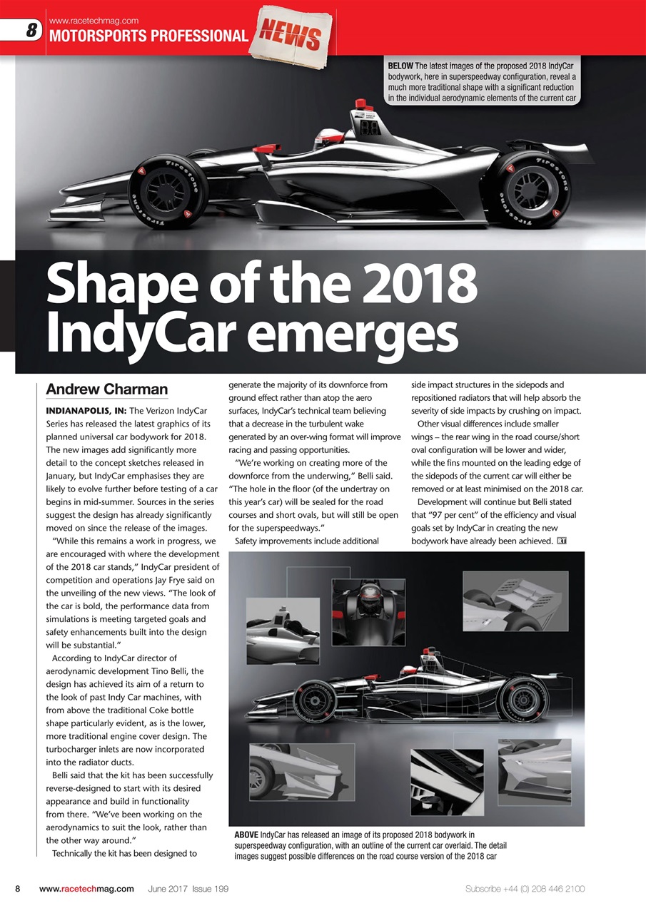 Race Tech Preview Pages