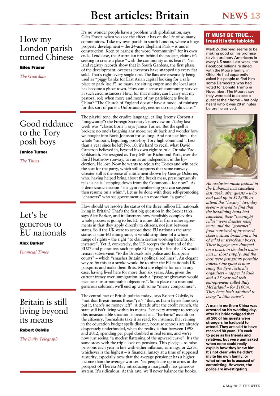 The Week Preview Pages