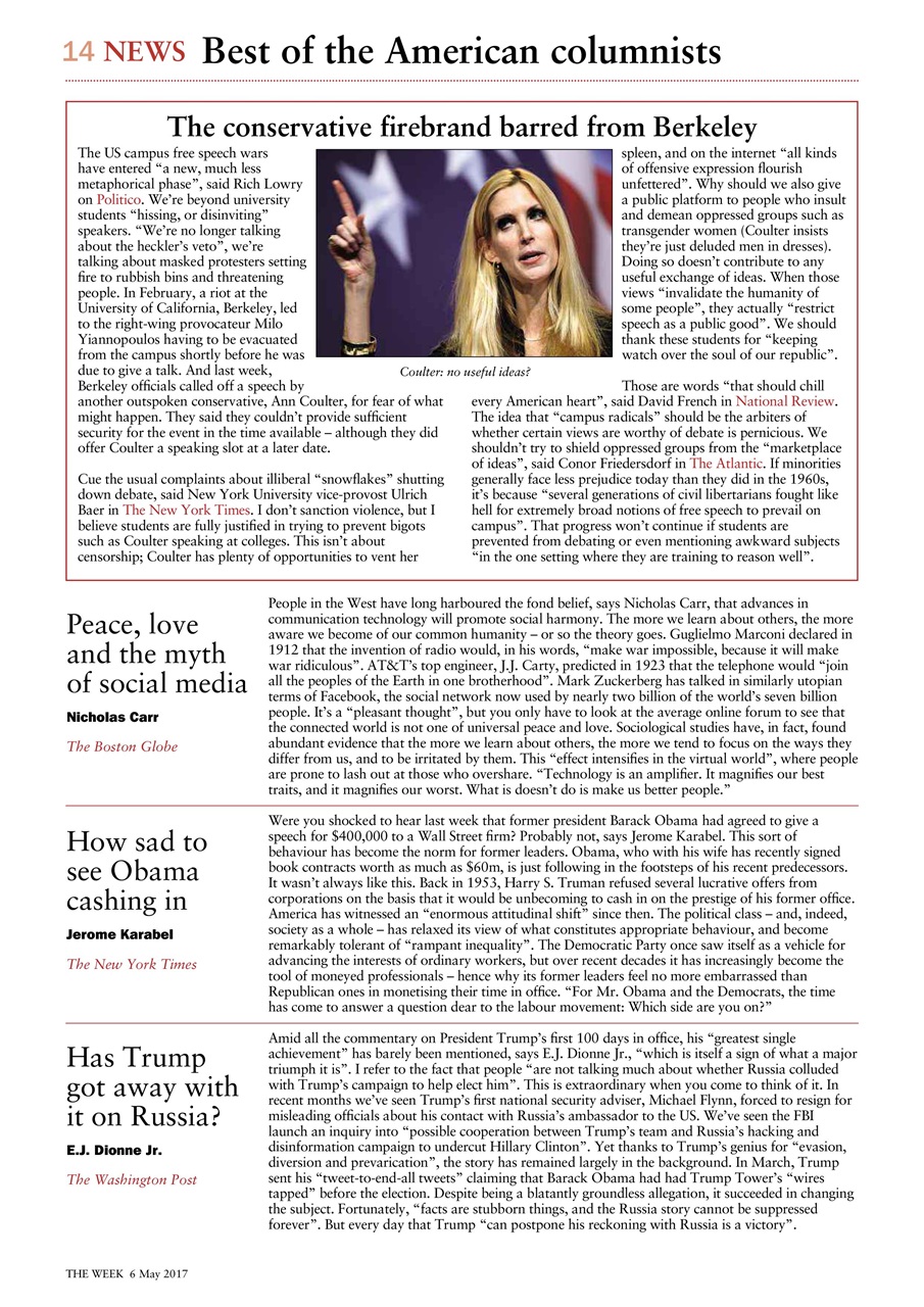 The Week Preview Pages